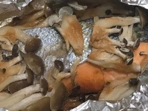 鮭のガーリック醤油焼き
